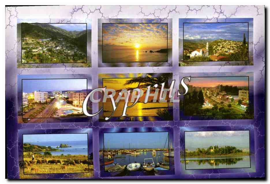 Cyprus — paysages et villes — éditeur TRIARCHOS, n° de série non visible