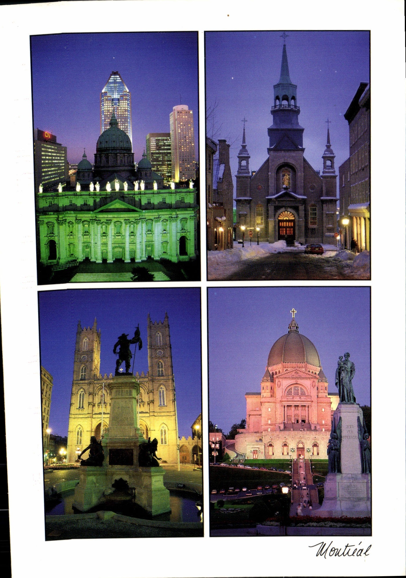 Montréal — Cathédrale Marie-Reine du Monde et Basilique Notre-Dame — Photos de Michel Degray