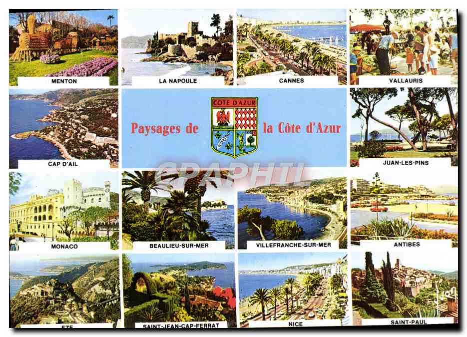Paysages de la Côte d'Azur — Éditions d'Art Yvost, n° 10_06_0269