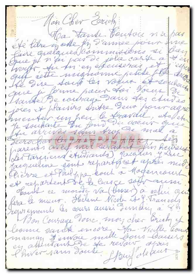 CPM Enfant Fer a repasser — Rückseite