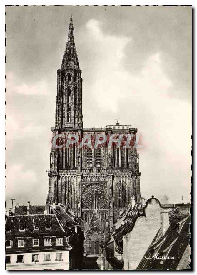 CPM Strasbourg La Cathedrale et la rue Merciere