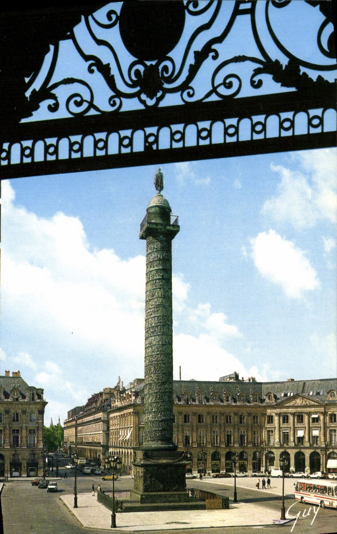 Place Vendôme — colonne de la Grande Armée (1810) — Éditions GUY