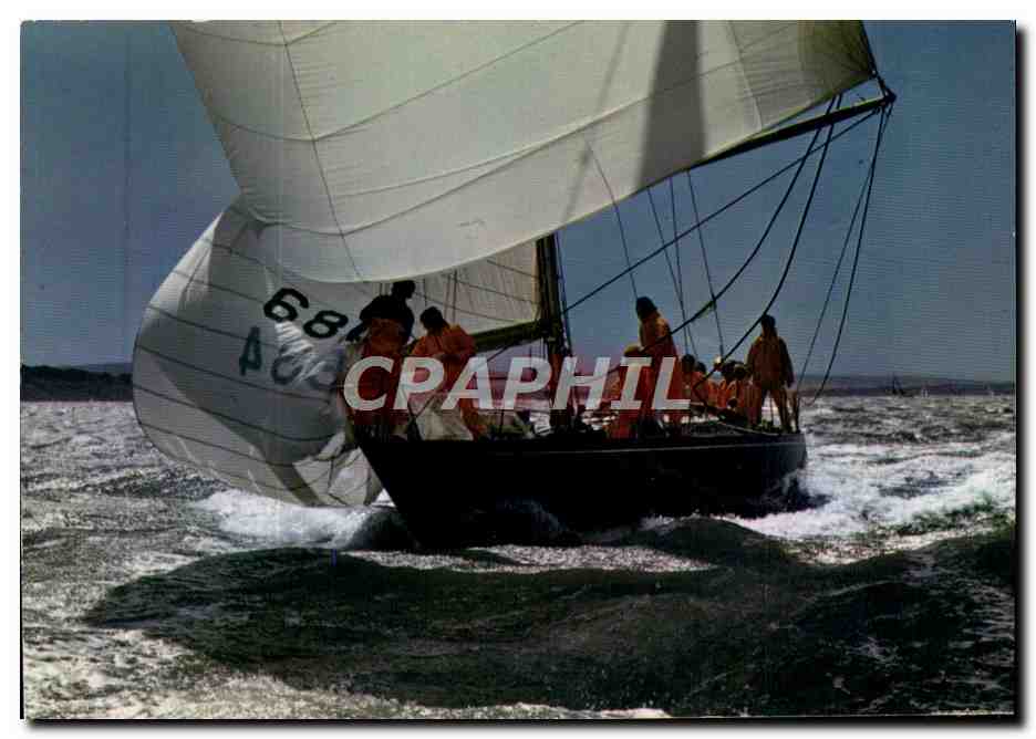 Voile — Course nautique — Éditions d'Art Erwan Quenene, Crozon