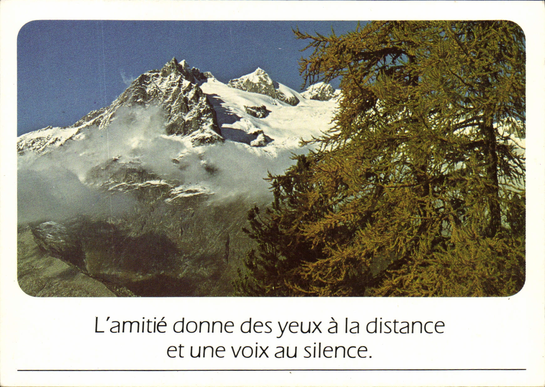 CPM L'Amitie donne des yeux a la distance et une voix au silence