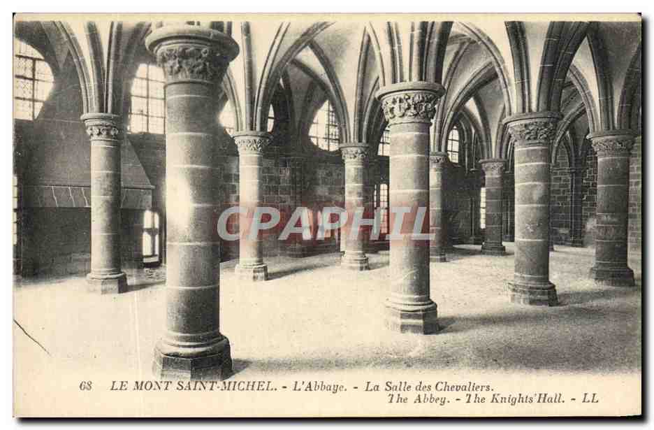 Mont Saint-Michel - Die Abtei - Die Rittersaal
