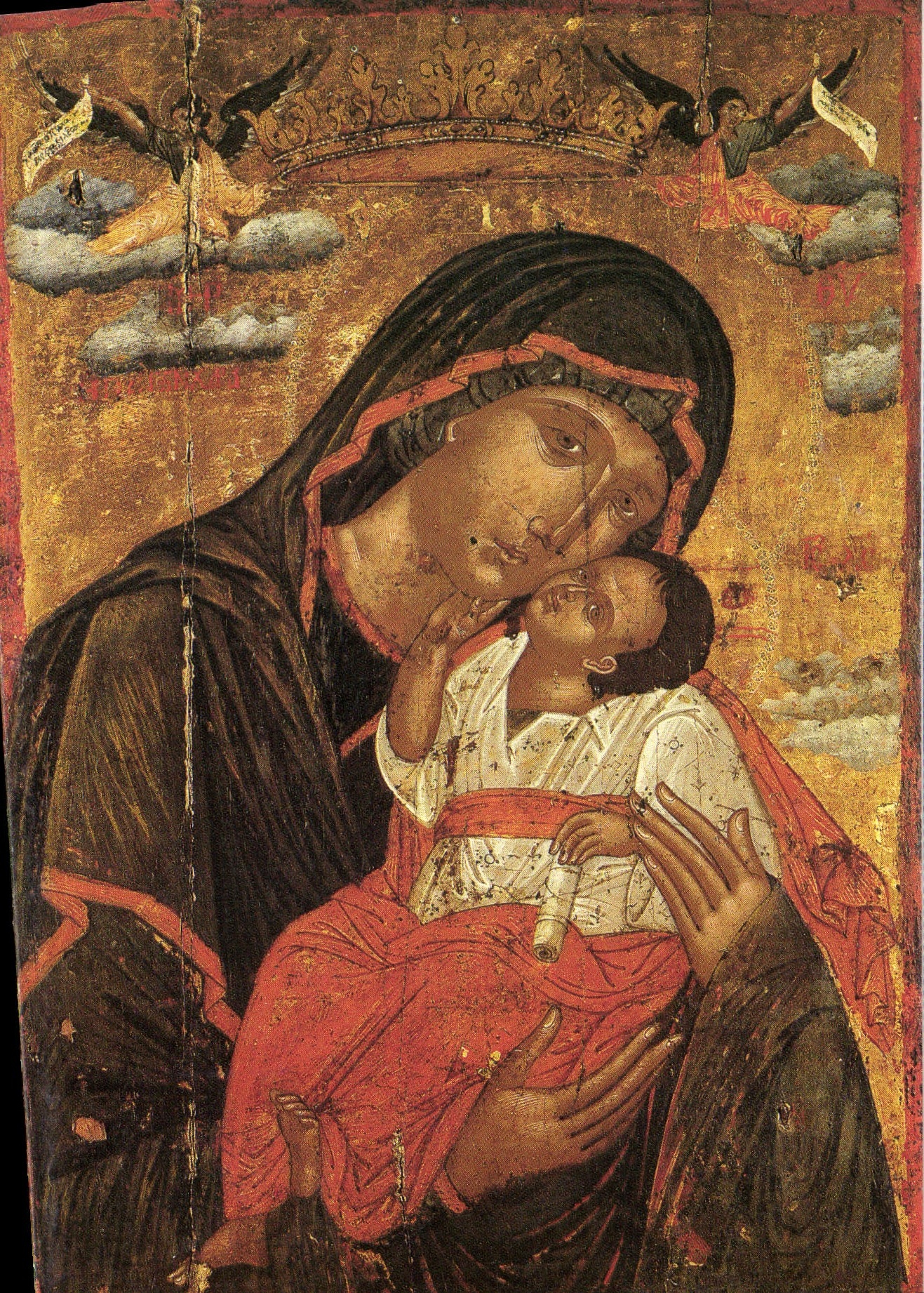 Vierge de Tendresse — icône byzantine — BICE