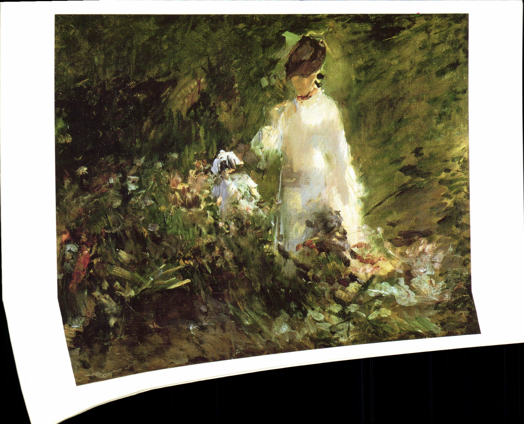 Jeune Femme dans les fleurs — Édouard Manet (1832-1883) — Collection du Reader's Digest