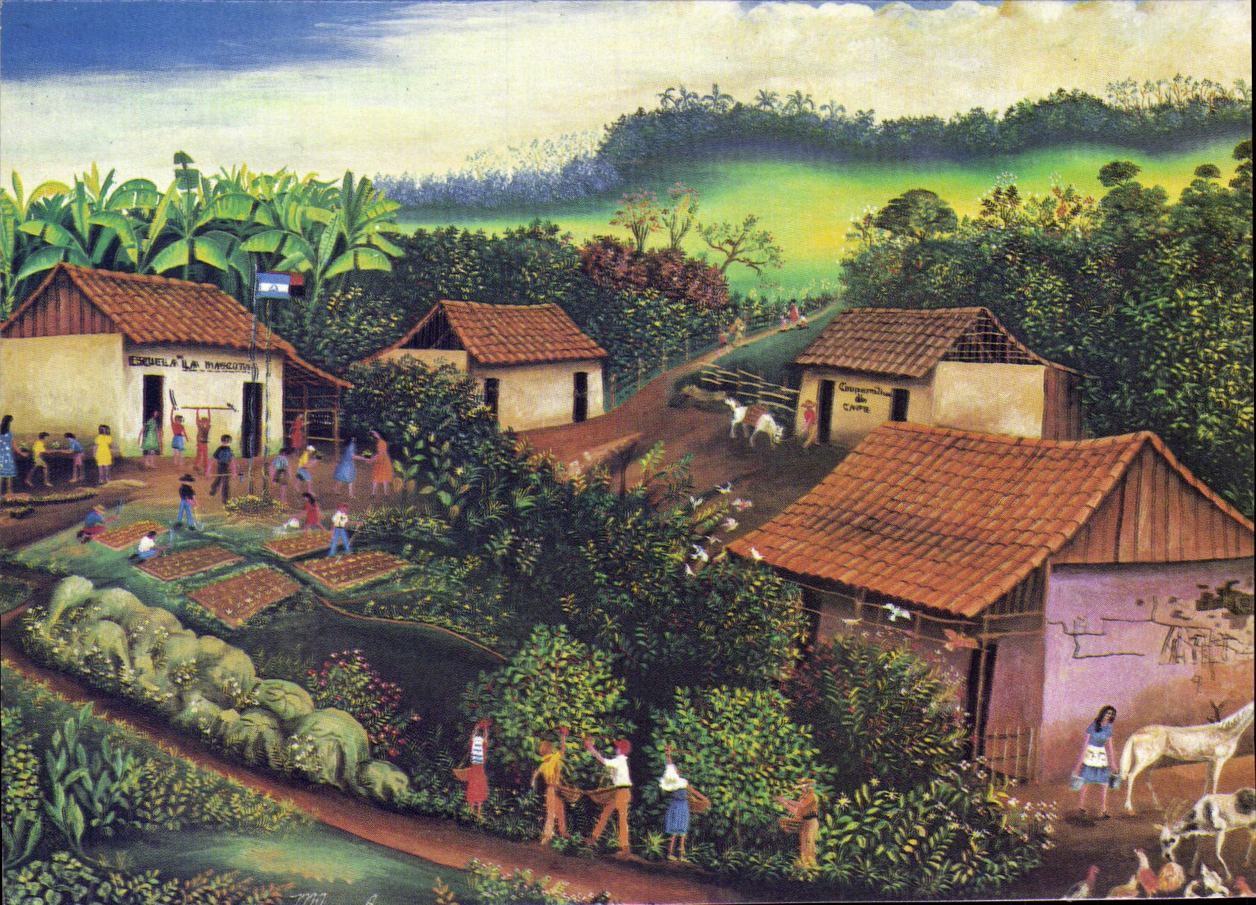École La Mangueta — Caprino — Éditeur Stella Cartes, série CPAPHIL