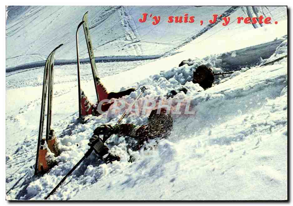 Ski in den Bergen — Ich bin hier, ich bleibe hier. — Bernard Grange Editions, Nr. 447