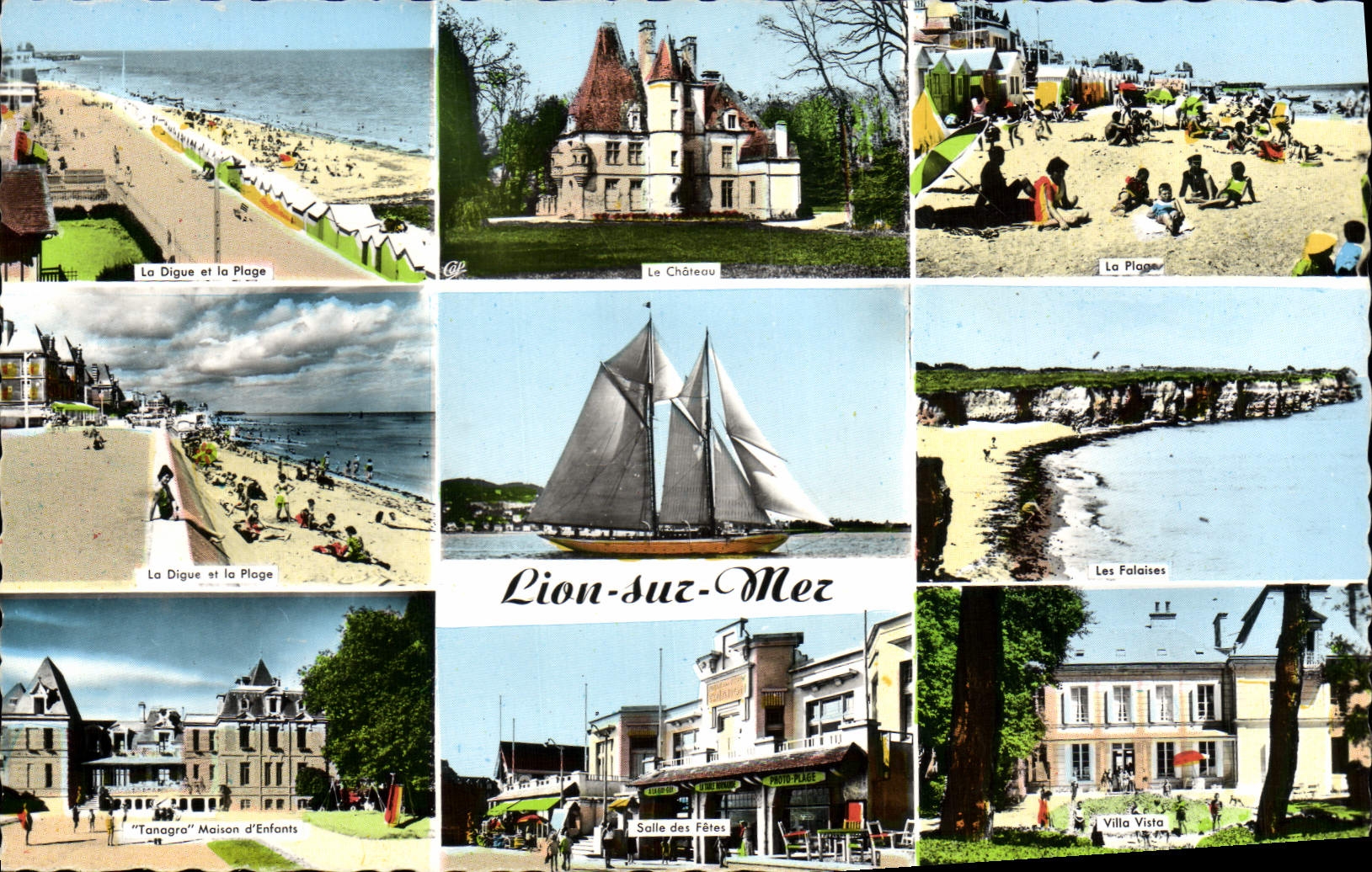Lion-sur-Mer — vue panoramique — C.A.P.H. n° 1564