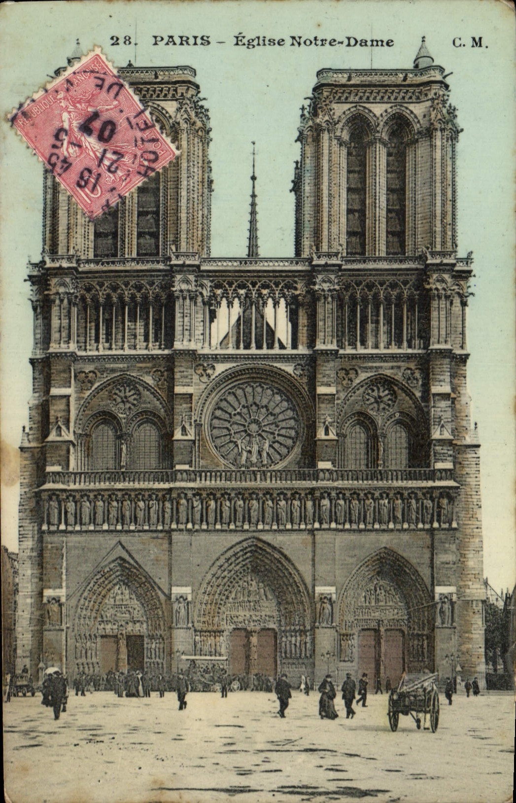 CPA Paris Eglise Notre Dame