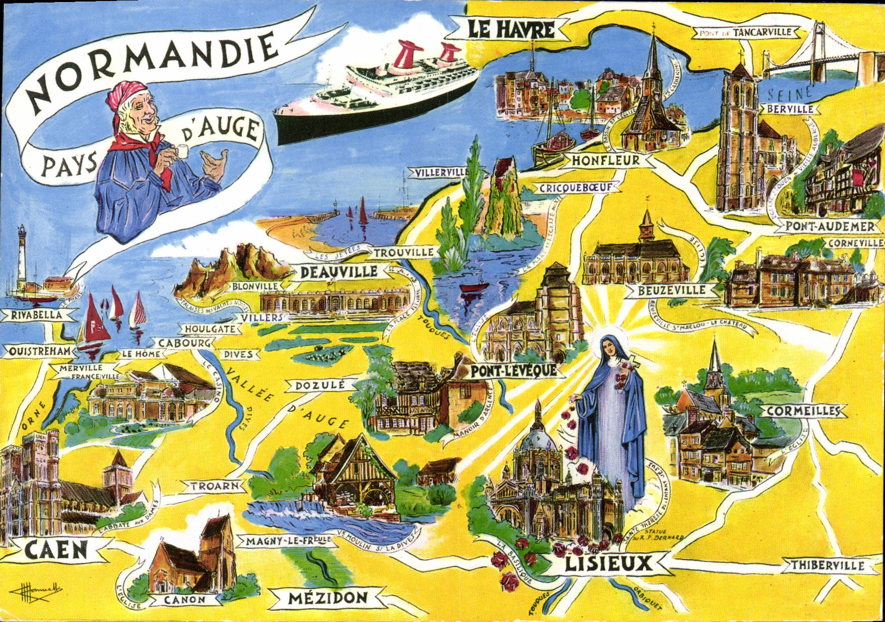 Normandy - Pays d'Auge — publisher Artaud Frères