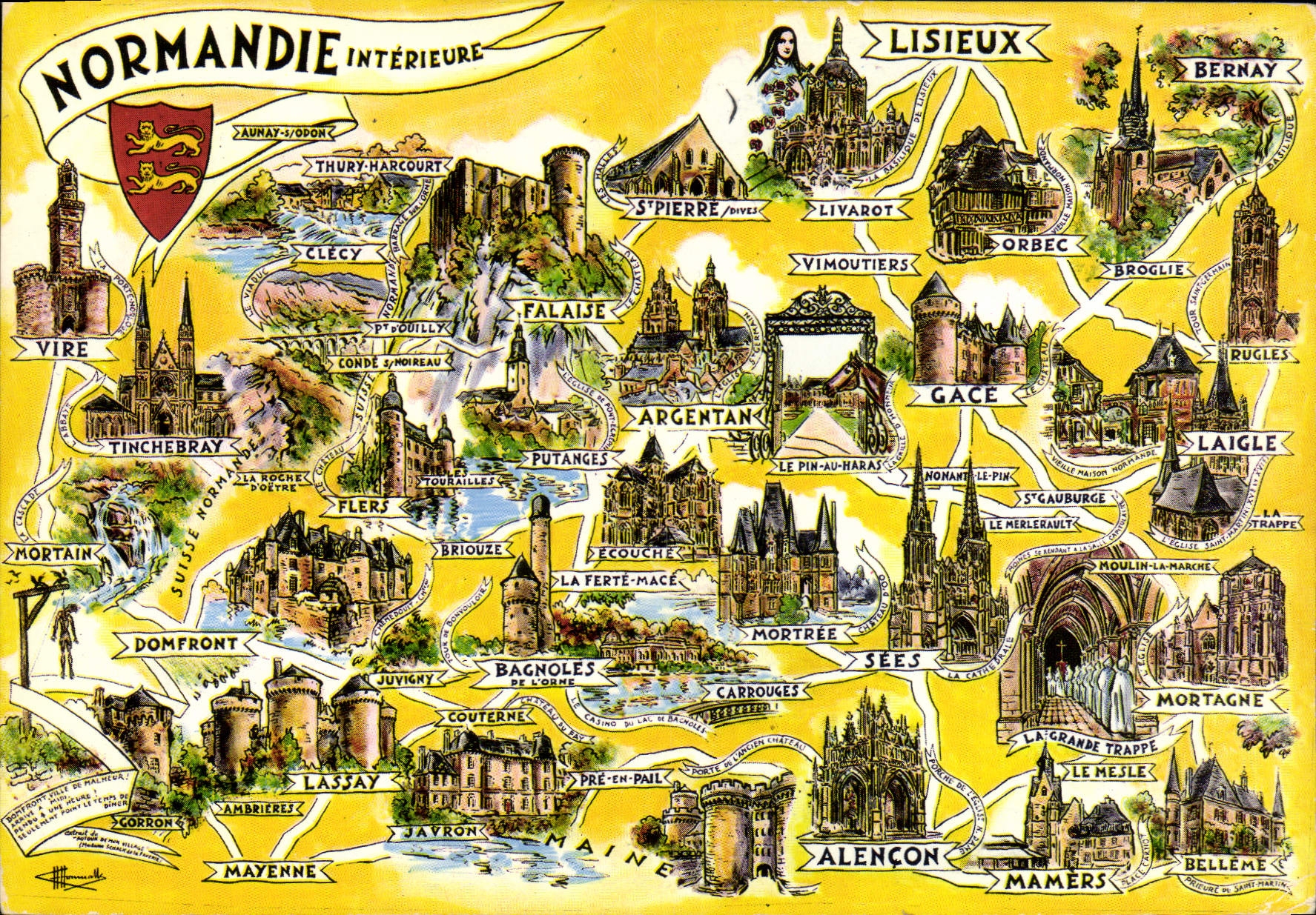 Normandie Intérieure — Illustrierte Ansichtskarte — Verlag Artaud, n°5