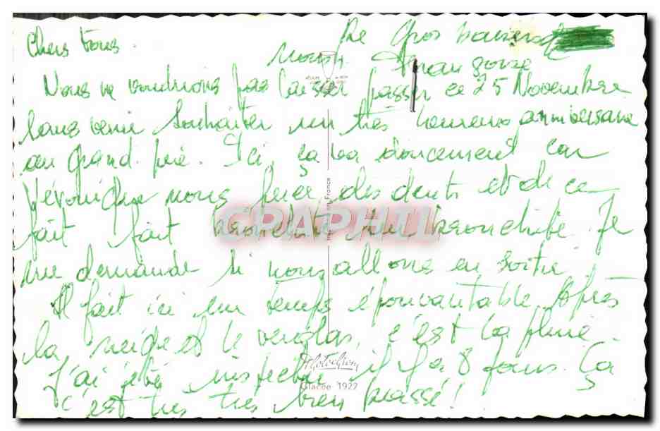 CPM Heureux Anniversaire Enfants Trompette  — Rückseite
