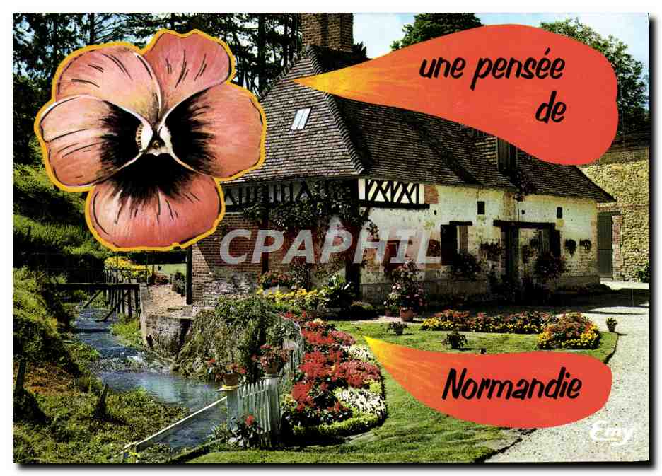 CPM La Normandie Pittoresque Maison