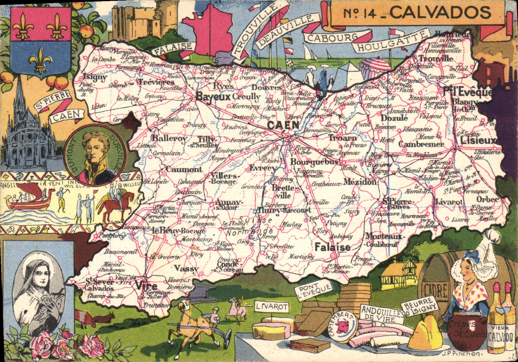 CPM Calvados Bayeux Caen
