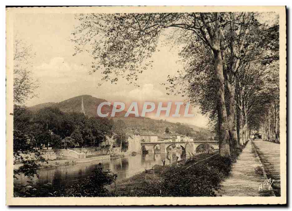 CPM St Antonin Noble Val Vu de la gare