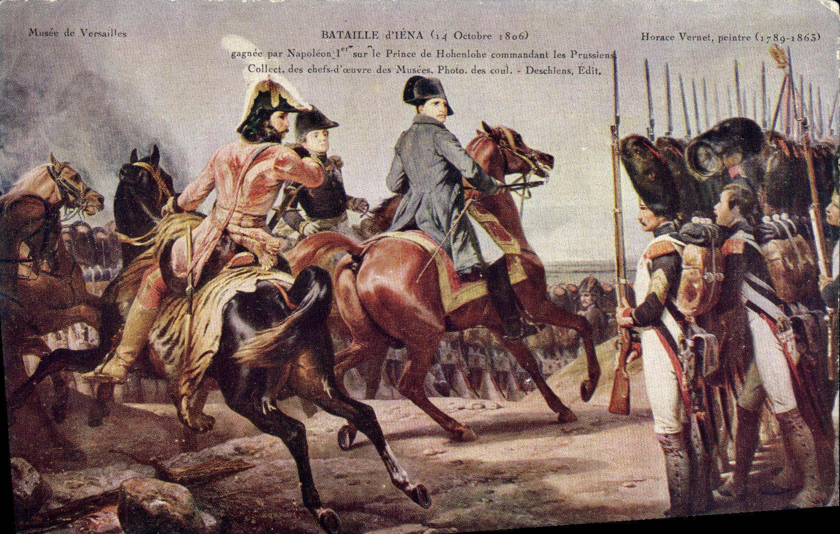 CPA Napoleon 1er Bataille d'Iena 14 octobre 1806 Militaria