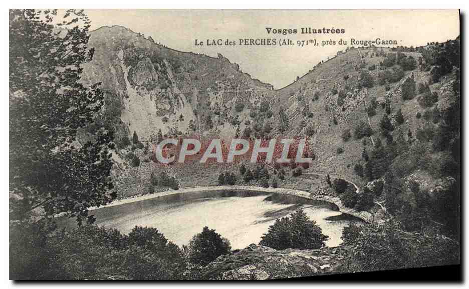 Le Lac des Perches — Vosges Illustrées — n° de série non visible