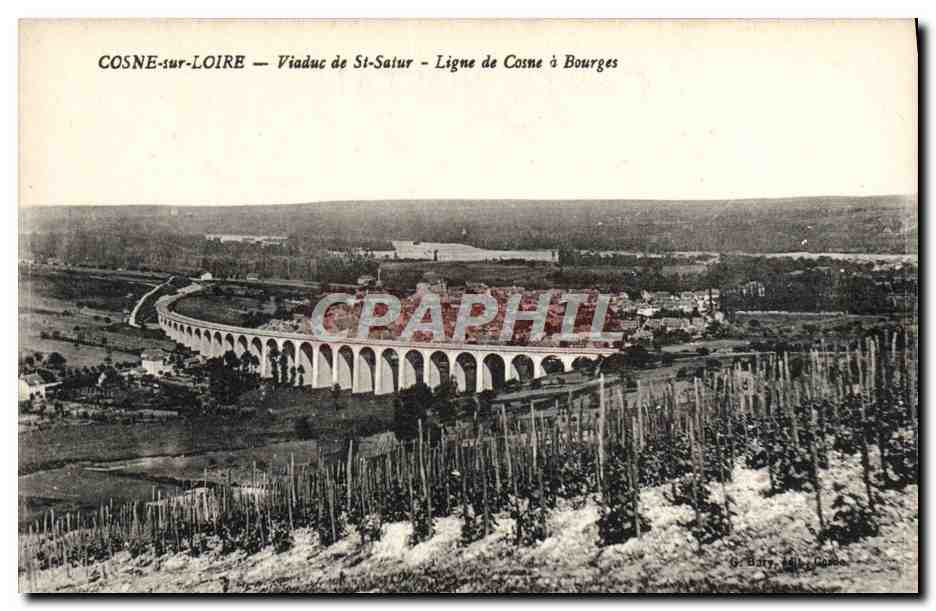 Cosne-sur-Loire — Viaduc de St-Satur — Ligne de Cosne à Bourges