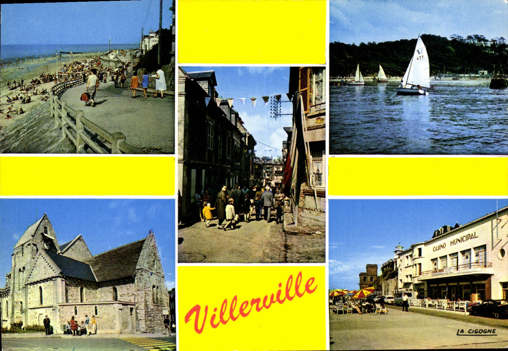 Villerville — vue panoramique — Éditions La Cigogne