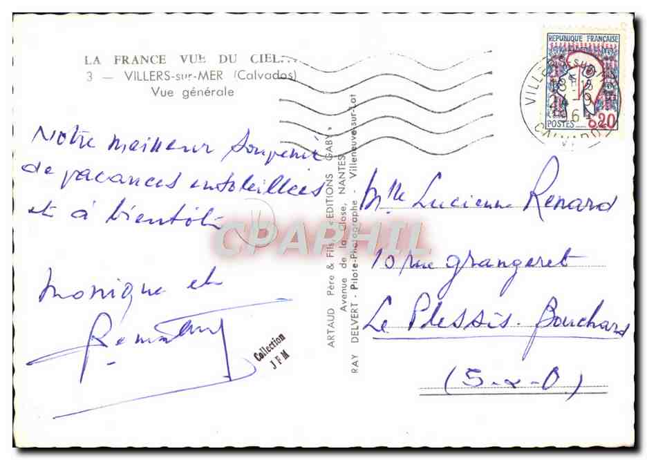 Villers-sur-Mer — Vista generale — Edizioni Gaby — Verso