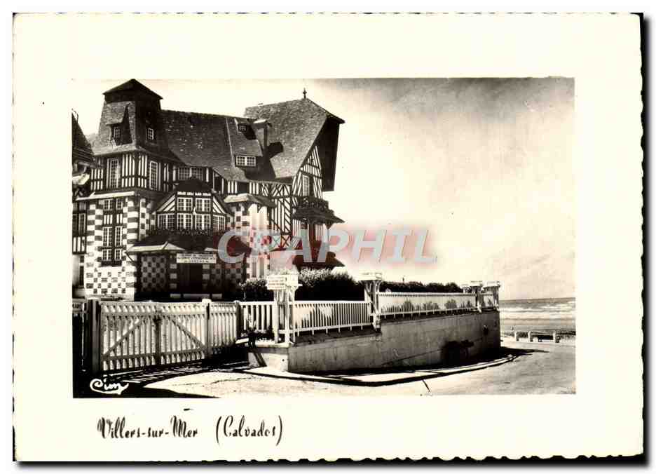 CPM Villers Sur Mer Villa Castellamare Centre de Vacances Colonie