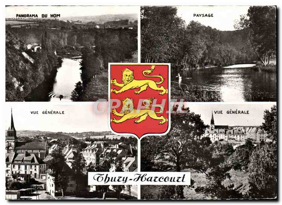 CPM Thuzy Harcourt Panorama du Hom Paysage Vue generale Lion