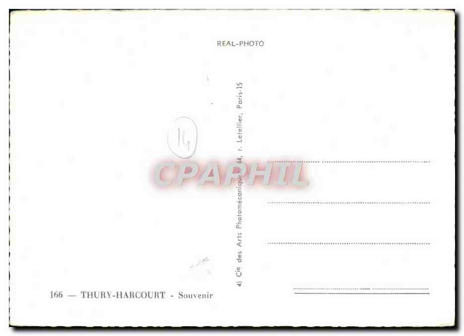 CPM Thuzy Harcourt Panorama du Hom Paysage Vue generale Lion — Rückseite