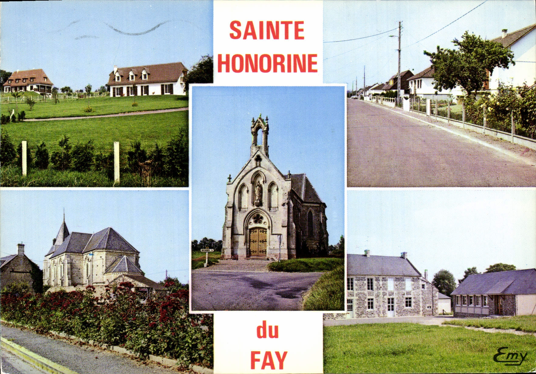 CPM Saint Honorine Du Fay