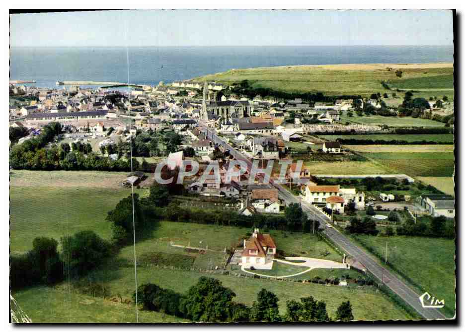 CPM Port En Bessin Vue Generale aerienne