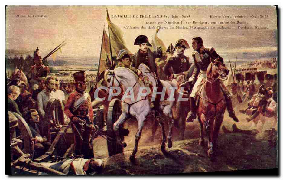 Bataille de Friedland — 6 Juin 1807 — Horace Vernet, peintre (1789-1863) — Deschiens, Éditeur