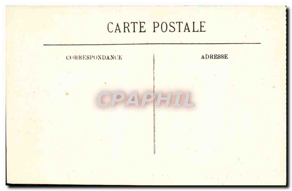 CPA Versailles Le Parc Le Char d'Apollon — Rückseite