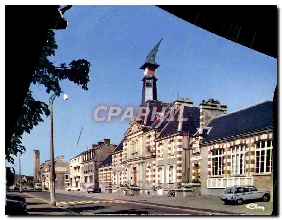 Mondeville — Église et rue principale — Imprimeur Mâcon