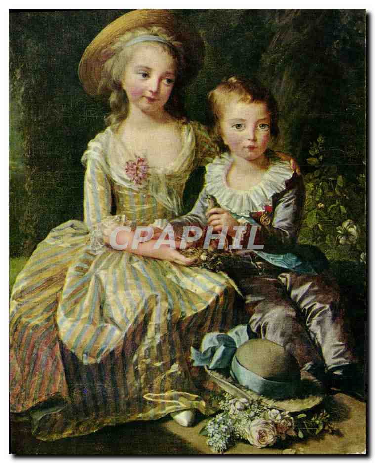 CPM Vigee Lebrun Le dauphin et Madame Royale Chateau de Versailles