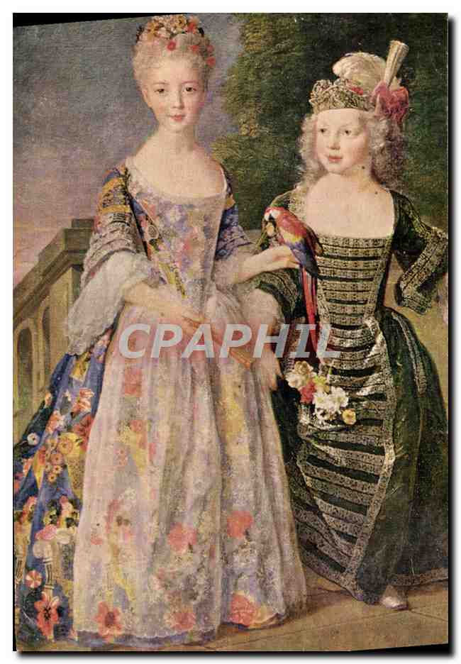 CPM Belle Portrait de Catherine de Bethisy et de son frere Musee de Versailles