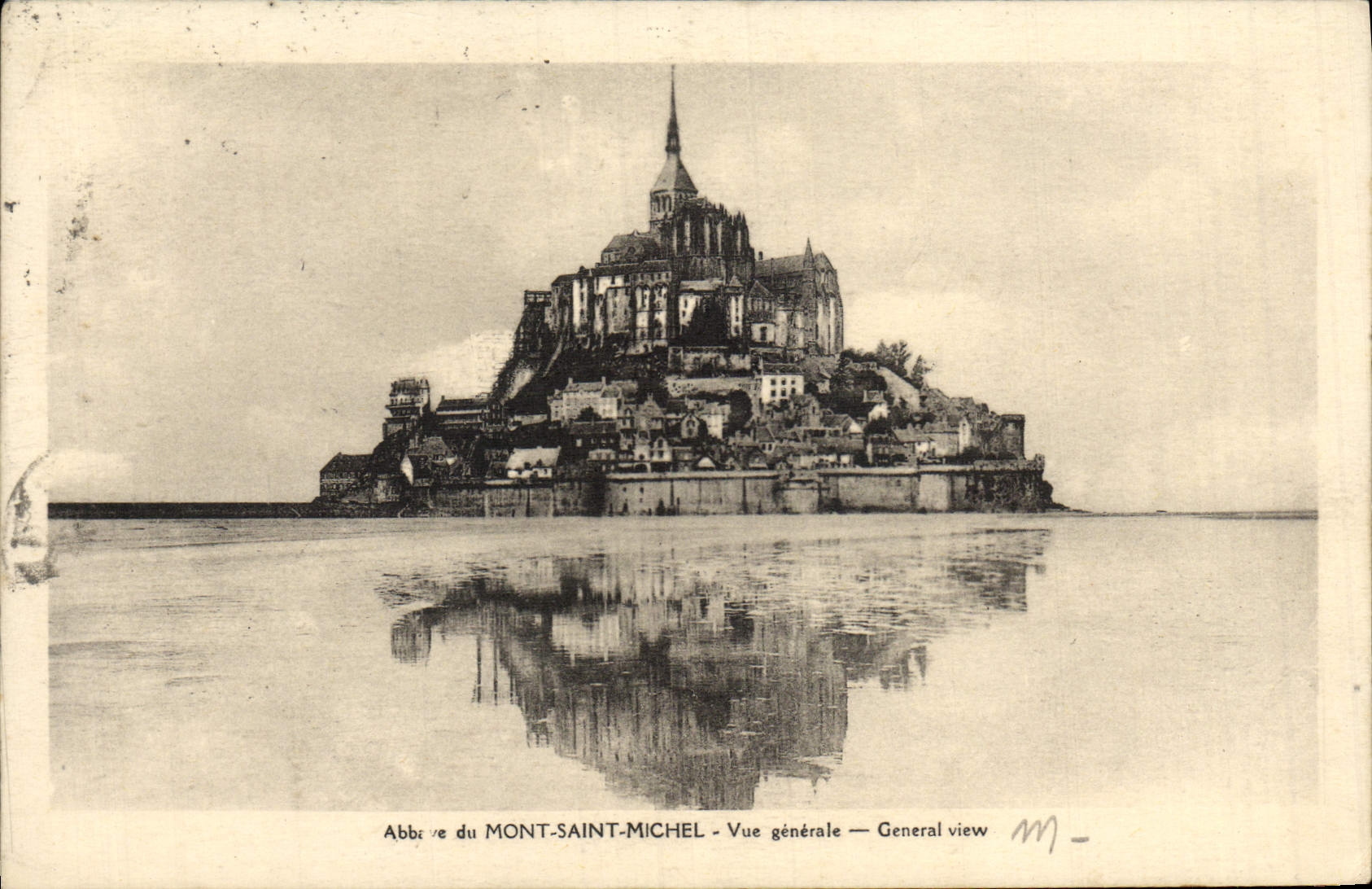 Abbaye du Mont-Saint-Michel — Vue générale — Éditeur M-