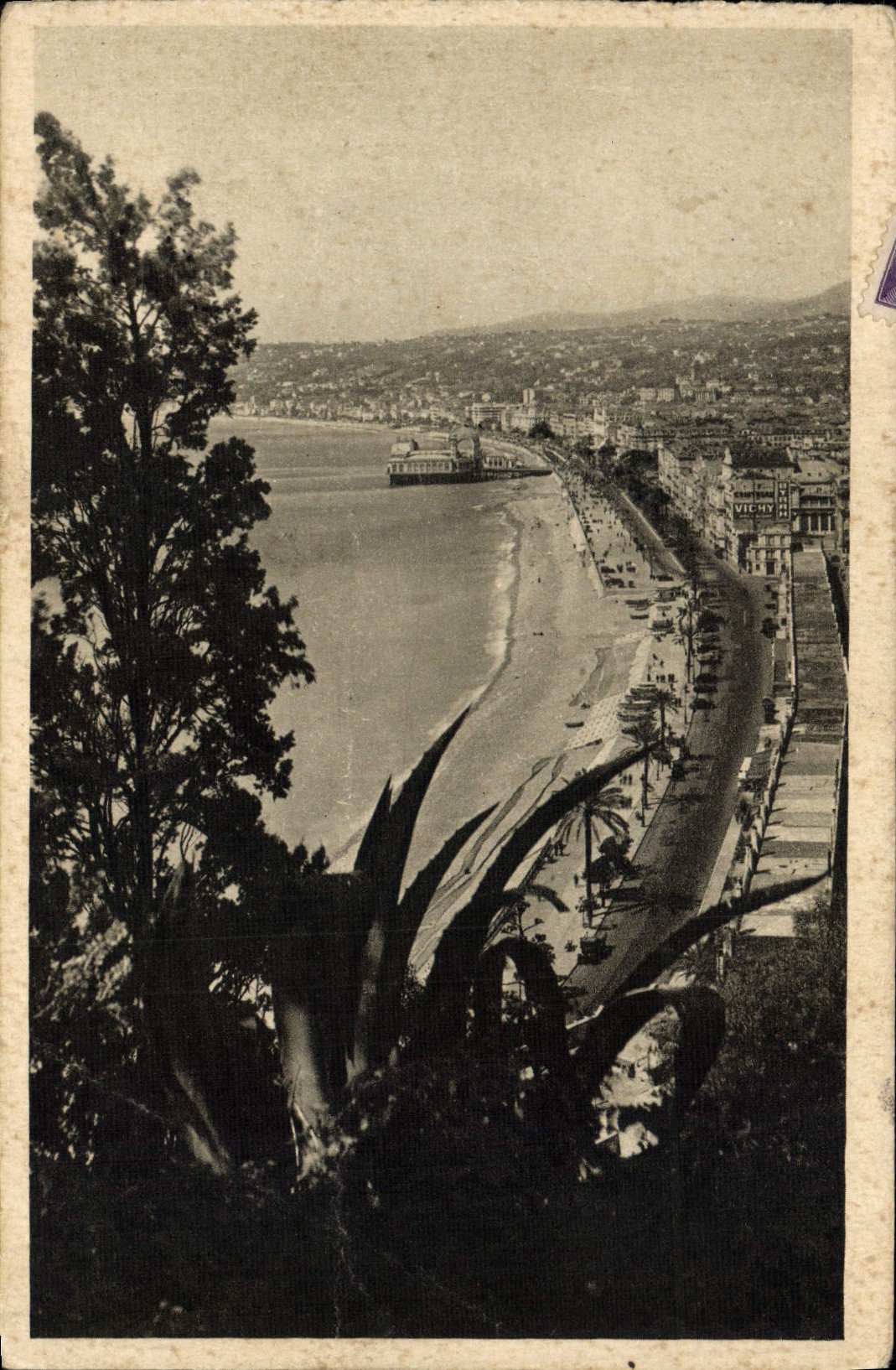 CPA Nice Vue Generale Prise du Chateau