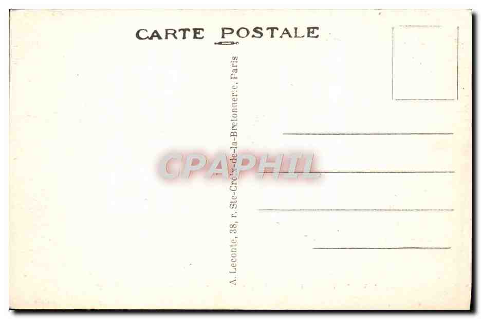 CPA Versailles La voiture du Sacre de Charles X — Verso