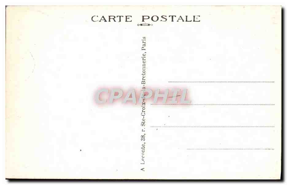CPA Versailles Parterre d'Eau Bassin du Nord La Dordogne — Verso
