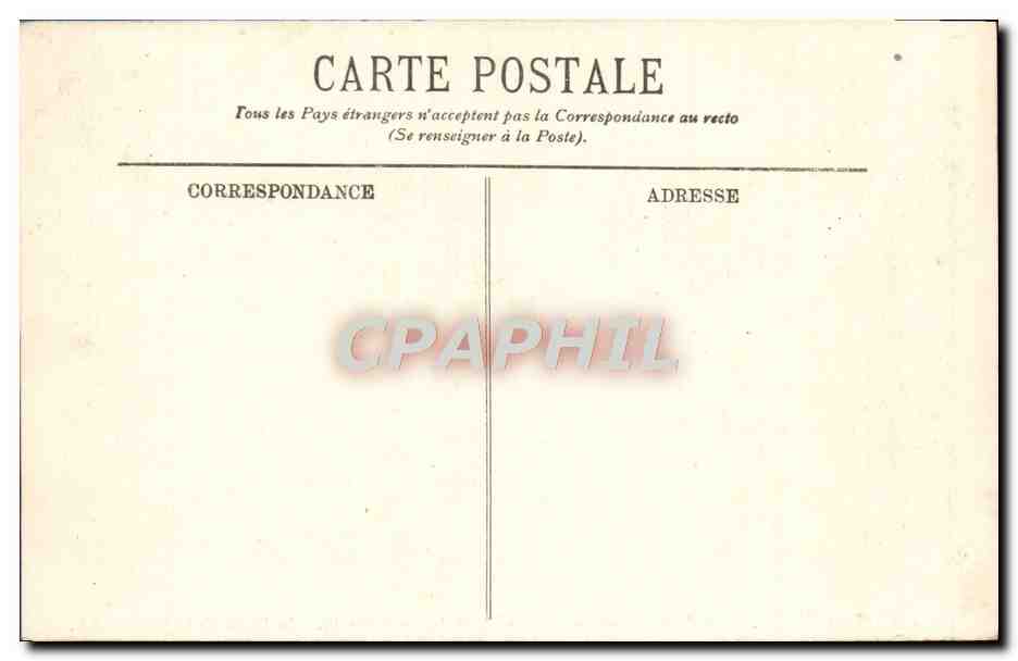 CPA Versailles Le Petit Trianon Le Hameau de Marie Antoinette La maison du seigneur — Verso