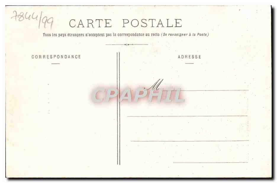 CPA La Chapelle du Prytanee — Rückseite