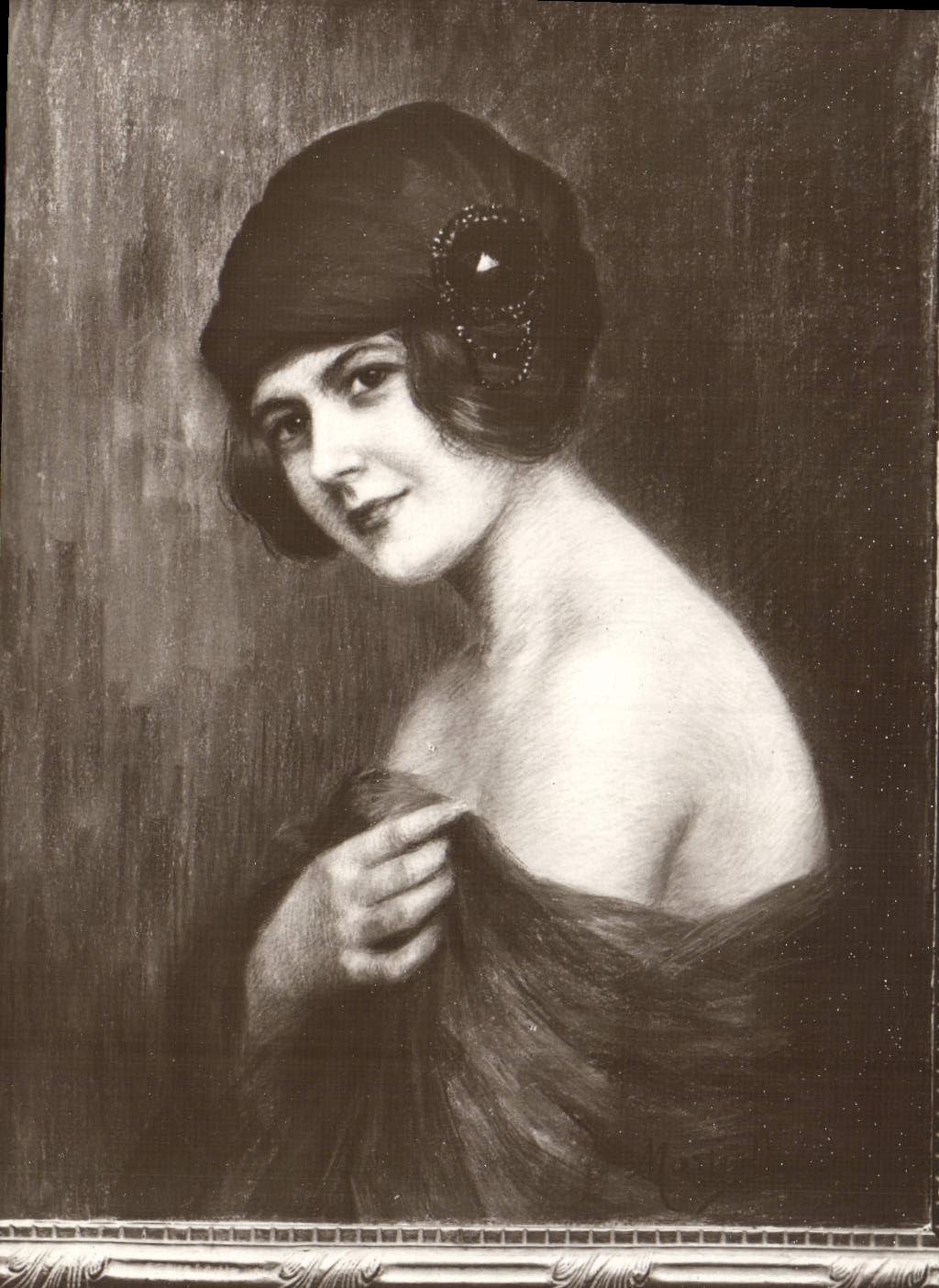 CPA Salons de Paris Delaroche Portrait