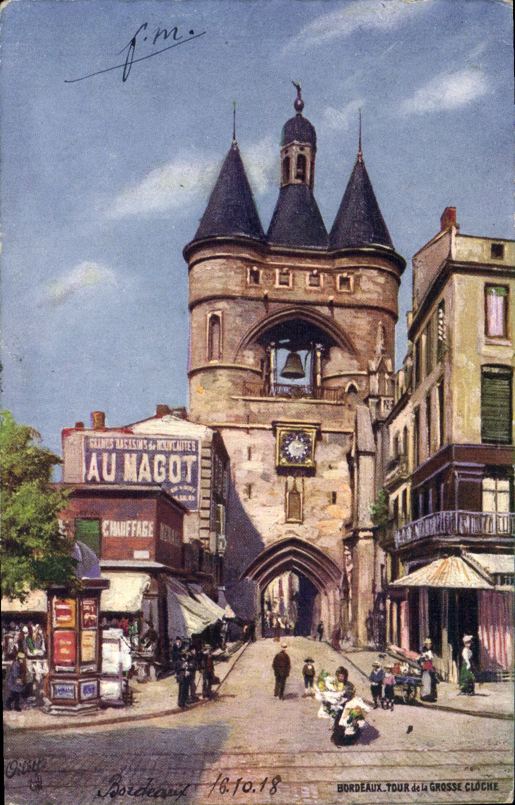 CPA Bordeaux Tour de la grosse cloche
