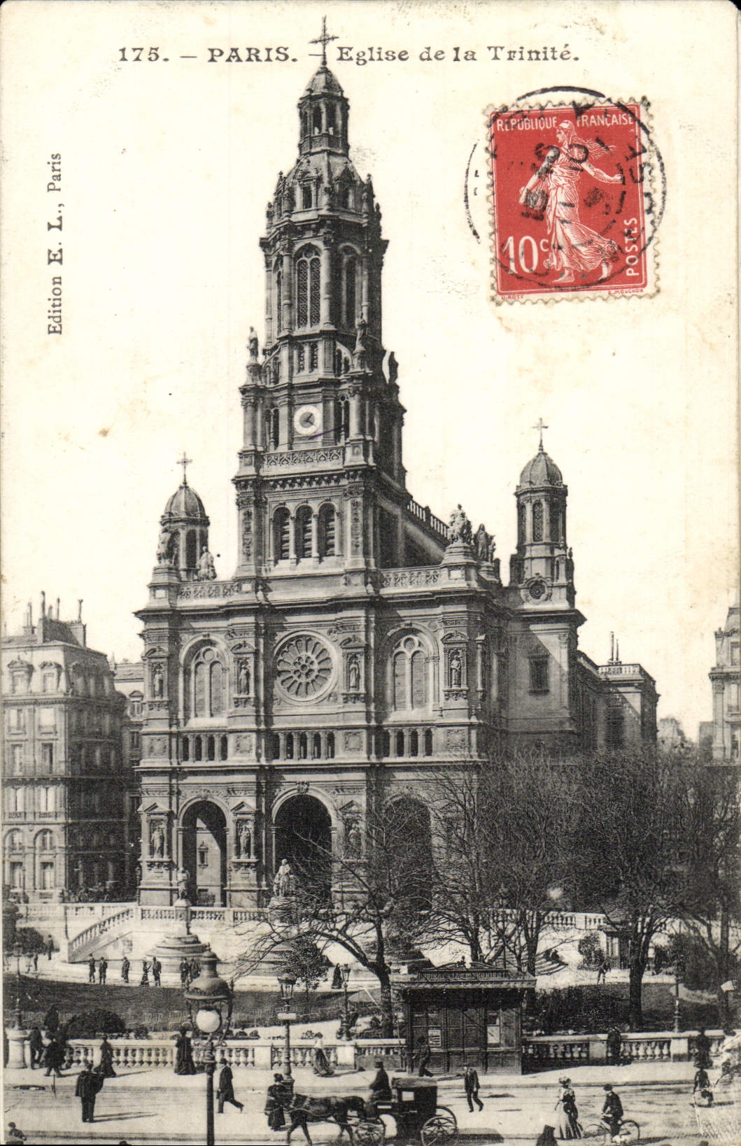 CPA Paris Eglise de la Trinite