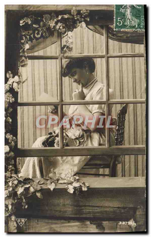 CPA Fantaisie Femme