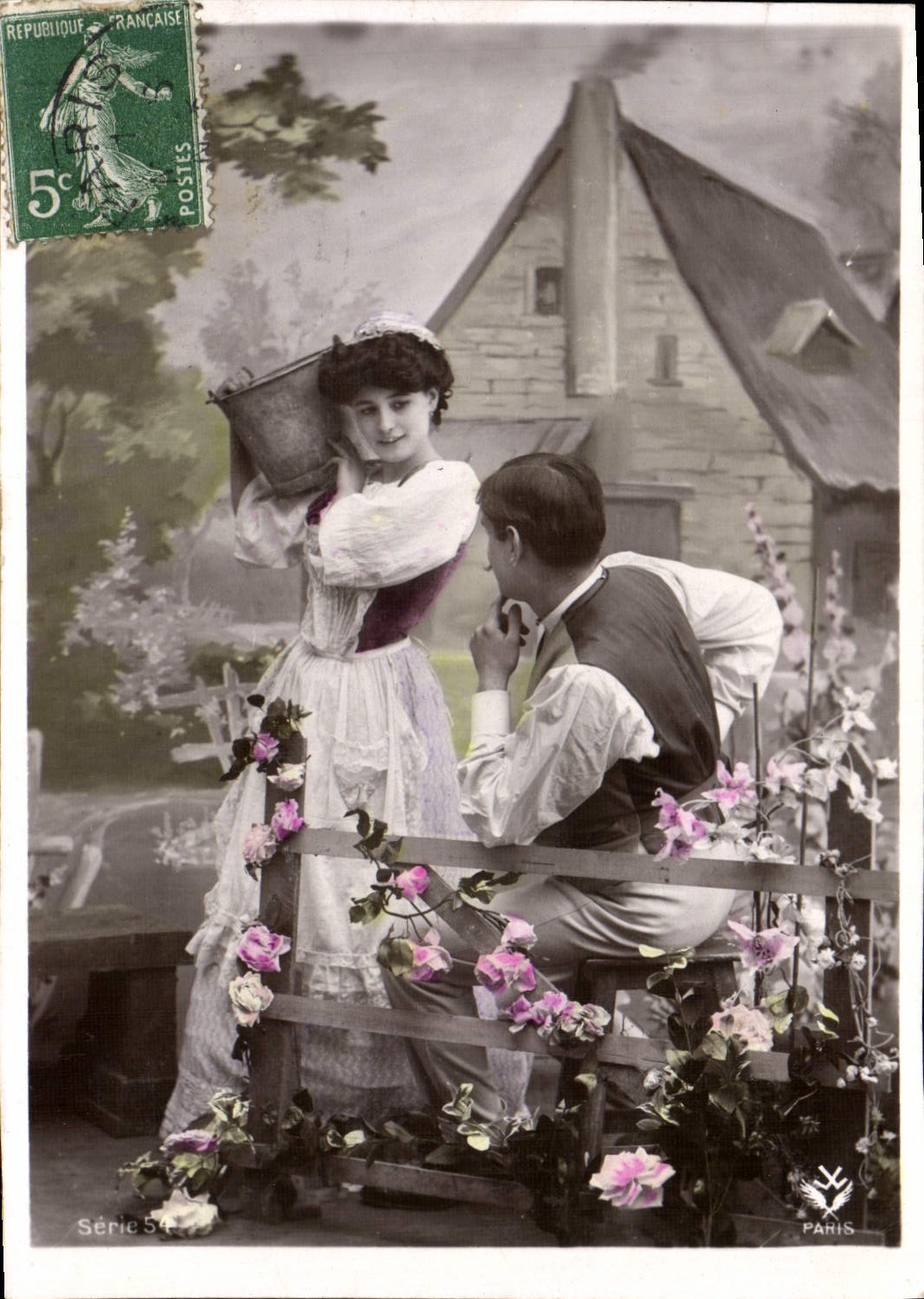 CPA Fantaisie Femme