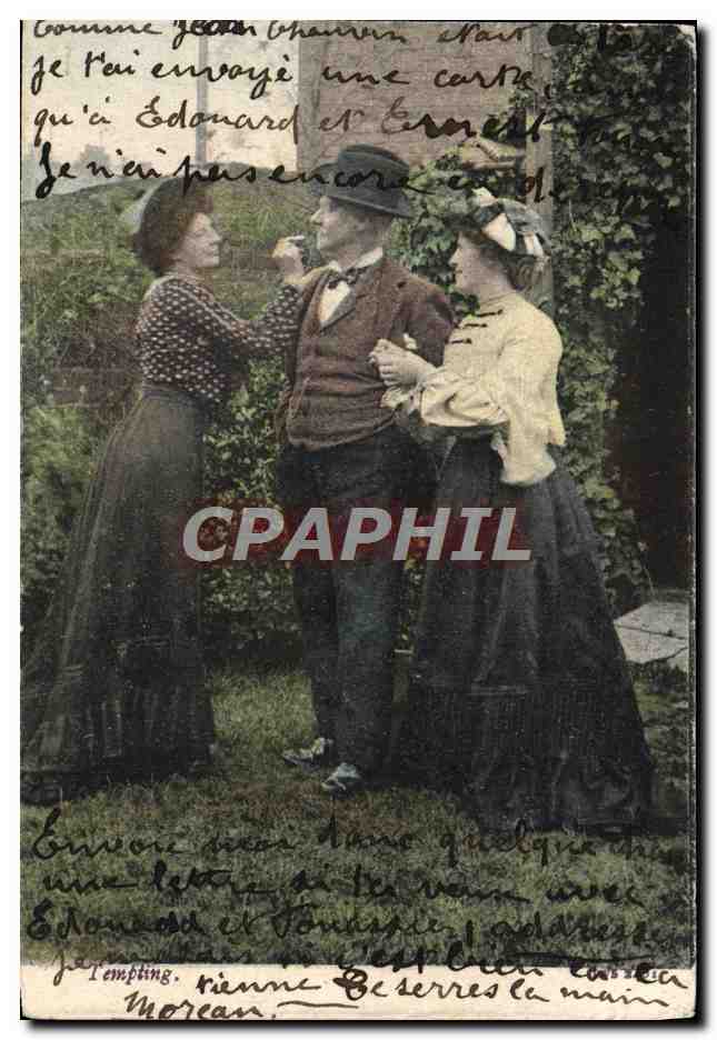 CPA Fantaisie Femme
