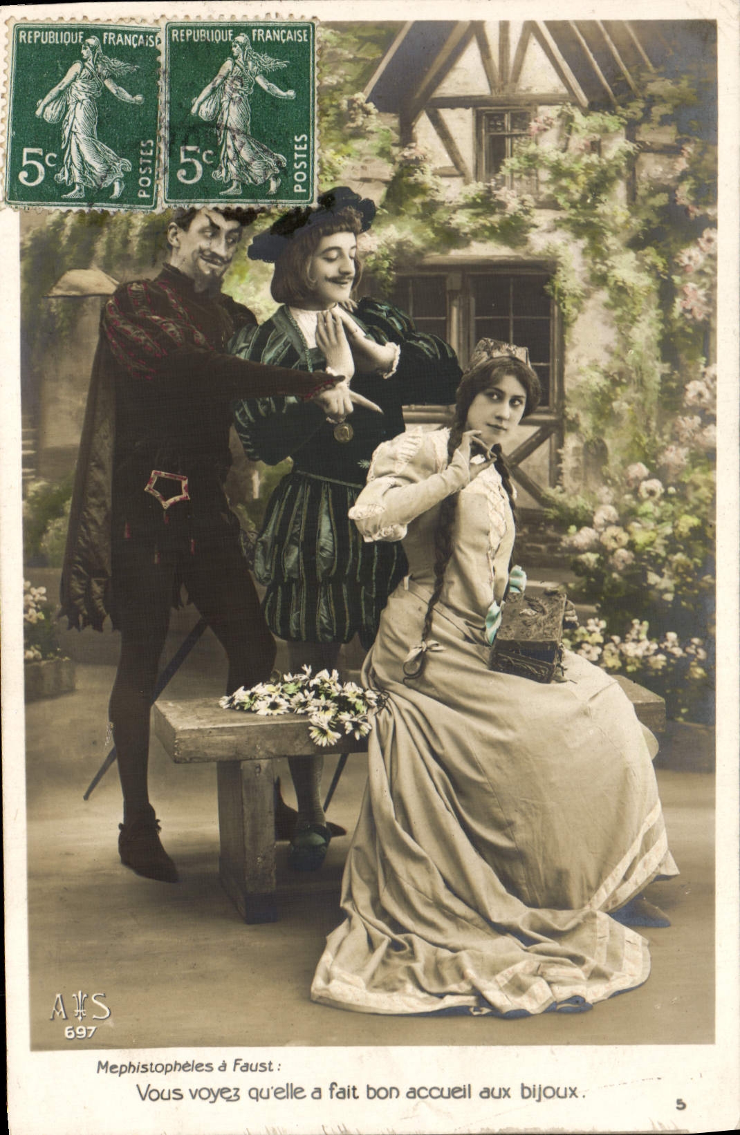 Mephistopheles bei Faust — Theater-Szene — Verlag A&S Nr. 697