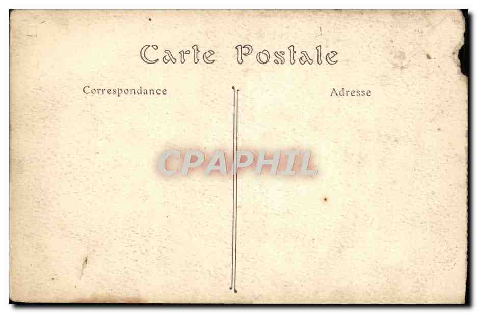 CPA Chateau De Chantilly La Galerie Des Batailles — Rückseite